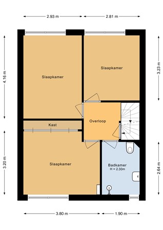 Floorplan - Waterhoen 8, 3752 ZJ Bunschoten-Spakenburg
